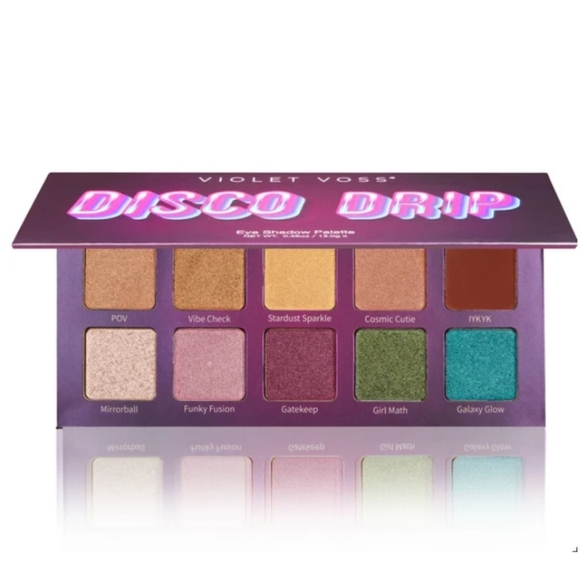 Violet Voss Disco Drip 10 Color Eyeshadow Palette BNIB - Picture 4 of 6